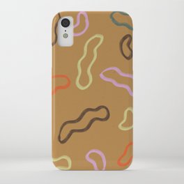 Ochre Squiggles iPhone Case | Minimalist, Lines, Colorful, Color, Fun, Pattern, Colour, Squiggles, Shapes, Digital 
