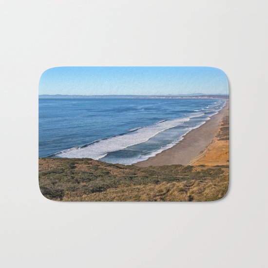 Point Reyes Coastal Scenery Bath Mat