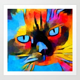 Cat 5 Art Print