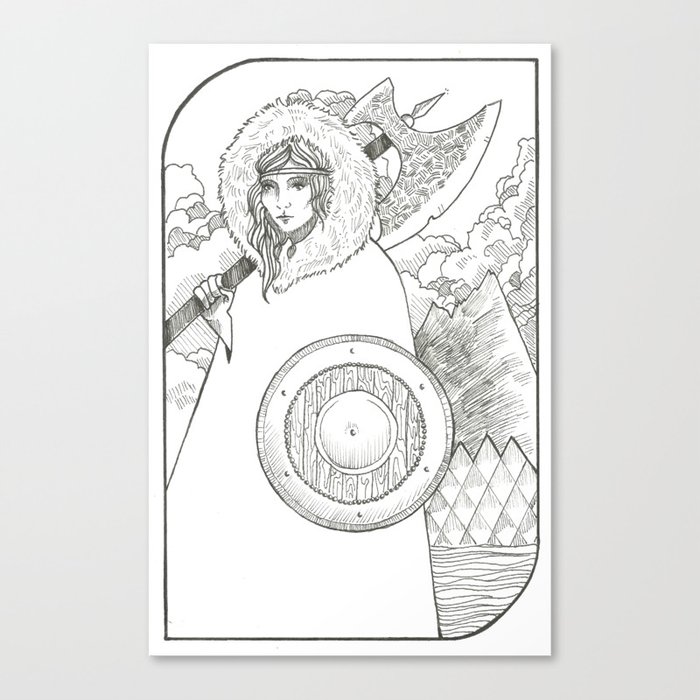 Wheel of Fortune - Tarot Card Canvas Print