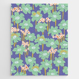 Retro flower pattern – Pantone of the year Jigsaw Puzzle