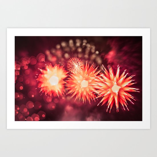 Fireworks - Philippines 12 Art Print