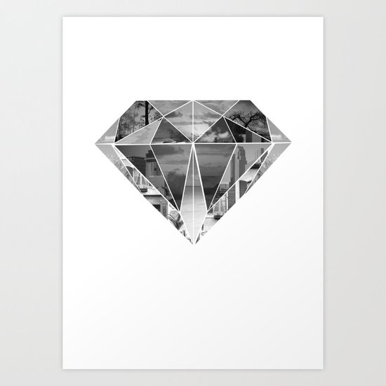Diamond Art Print