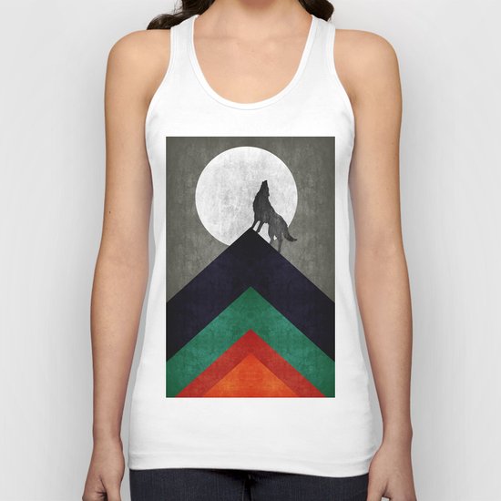 The Wolf Unisex Tank Top