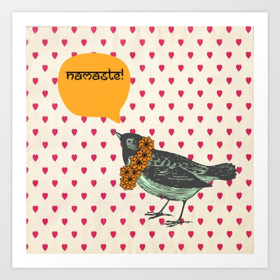 Namaste! Art Print