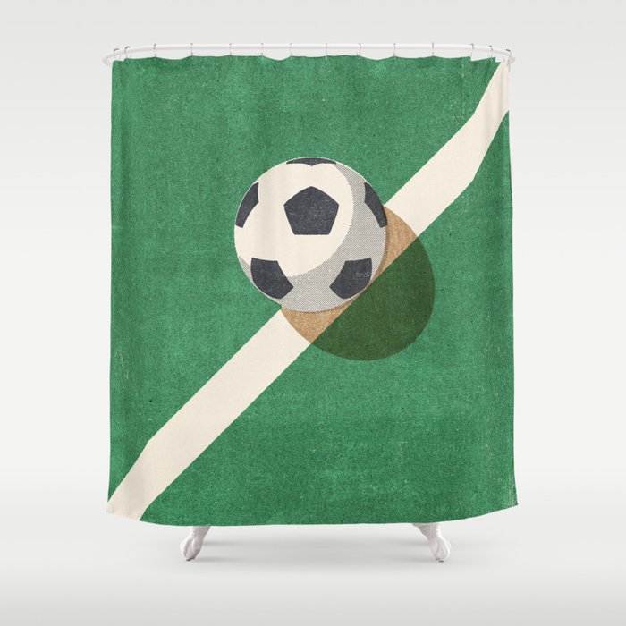 BALLS / Football Shower Curtain