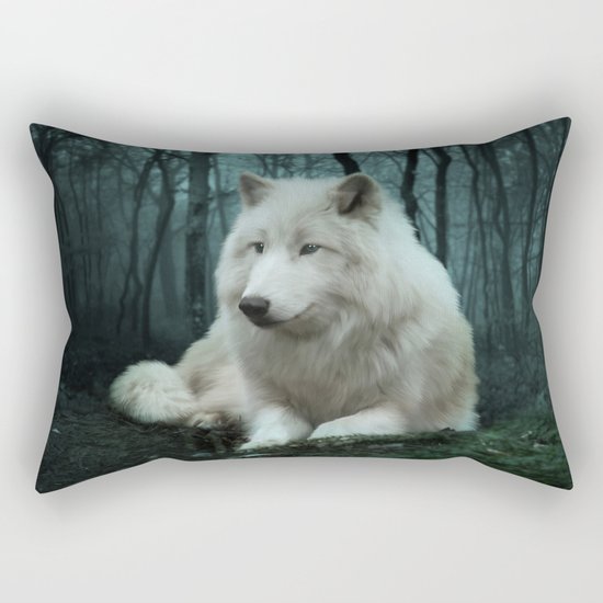 Wolf Rectangular Pillow