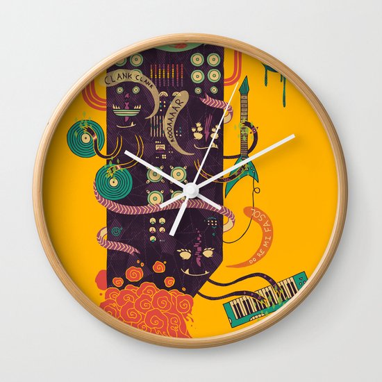 Power Trio Wall Clock