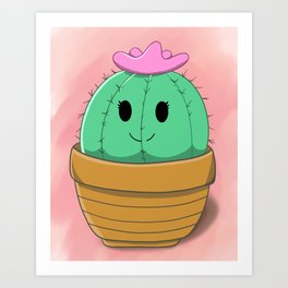 Cute Cactus  Art Print