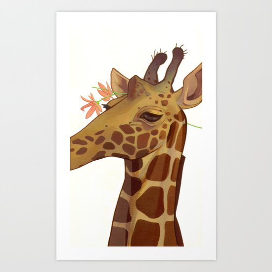 Giraffe Art Print