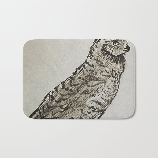 Snowy Owl Bath Mat