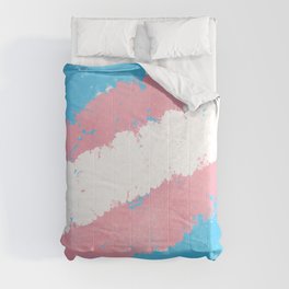 Splatter YOUR Colors - Trans Pride Comforter
