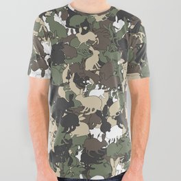 Bunny camouflage All Over Graphic Tee