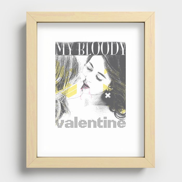 My bloody Valentine Recessed Framed Print