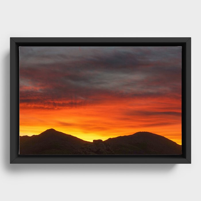 DESERT REDS 2 Framed Canvas