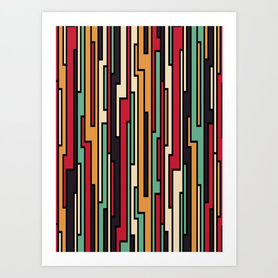 PATTERN 130 Art Print