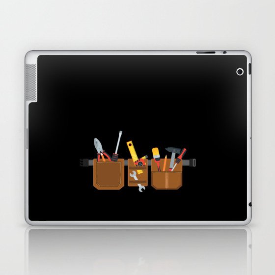 Tool Belt Craftsmen Do-it-yourselfers Laptop & iPad Skin