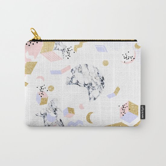 Marble Moon Abstraction #society6 #decor #buyart Carry-All Pouch