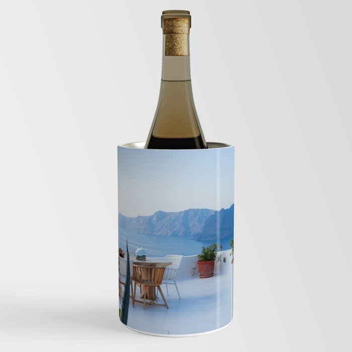 Santorini, Greece, Rooftop Ocean Views Wine Chiller