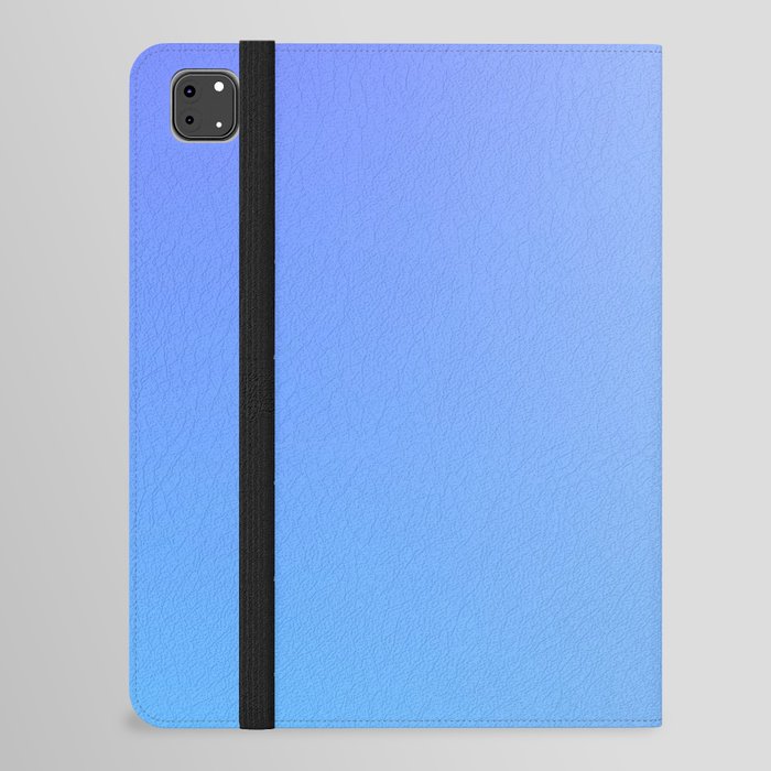 58 Blue Gradient 220506 Aura Ombre Valourine Digital Minimalist Art iPad Folio Case