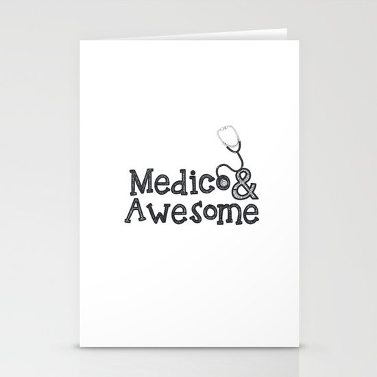 Medico & Awesome Stationery Cards