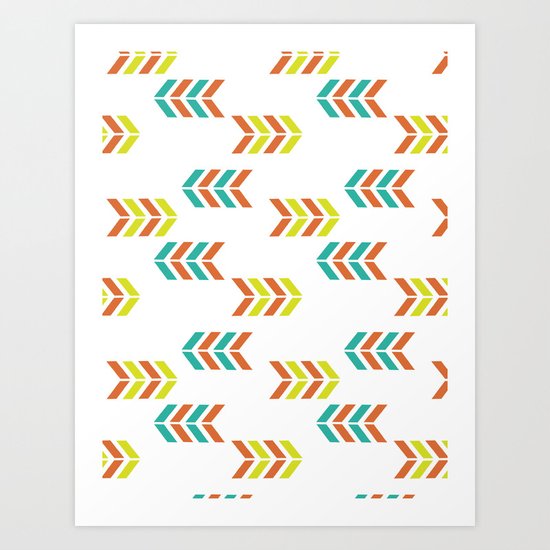 ArrowStrips Art Print