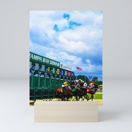 A Day at the Races Mini Art Print