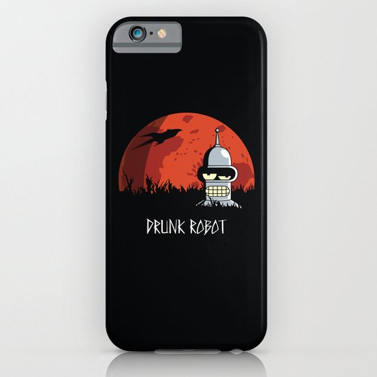 Drunk Robot iPhone & iPod Case
