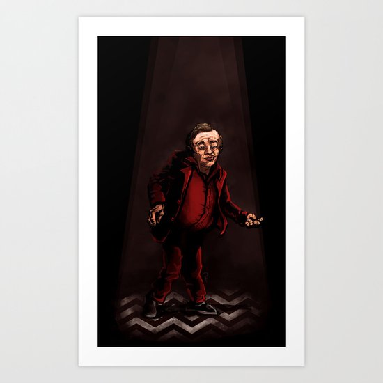 Twin Peaks - The Man from Another Place Art Print