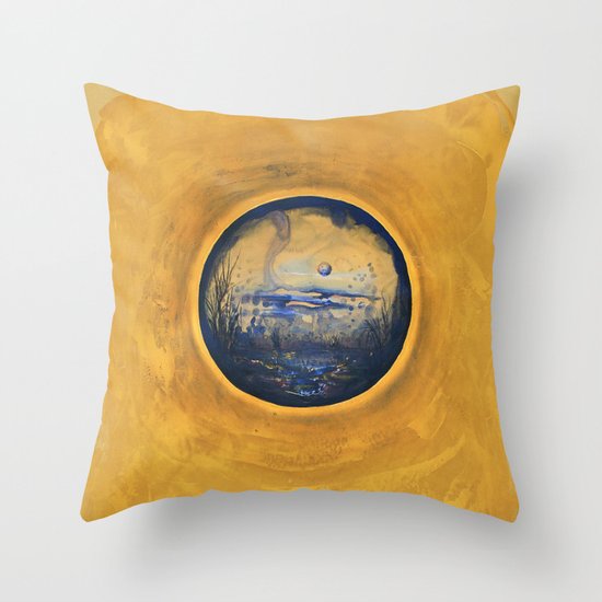 Somewhere in the Sun Throw Pillow