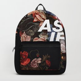 AS IF Backpack | Painting, Pattern, Romantic, Baroque, Vintage, Flower, Digital, Cheeky, Hipster, Valentinesday 