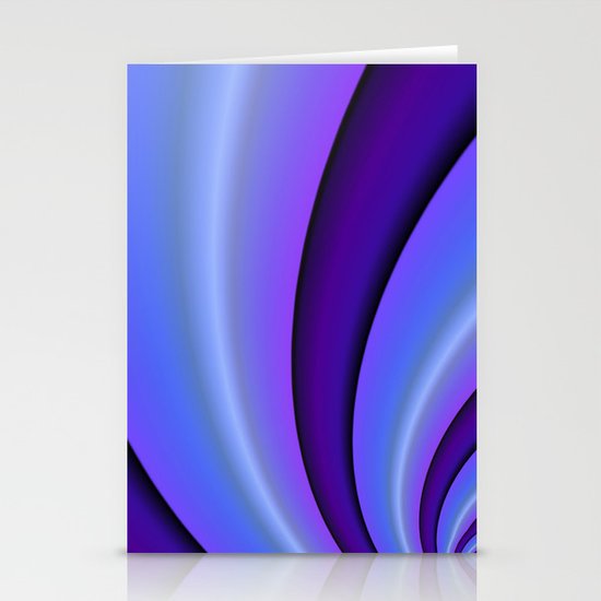 Purple Twist Stationery Cards