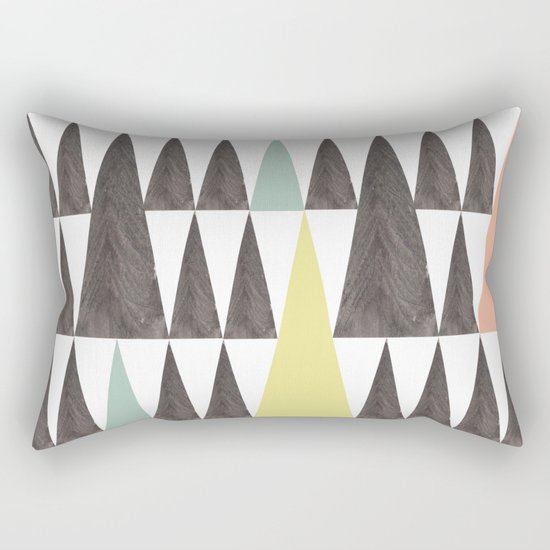 Triangle pattern Rectangular Pillow