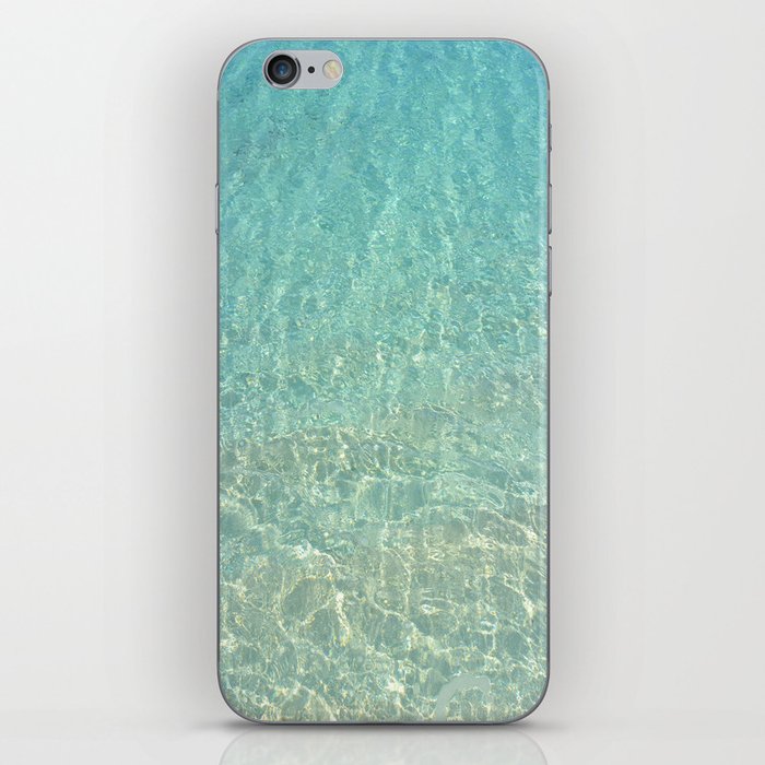 Colors of the Sea Water - Clear Turquoise iPhone Skin