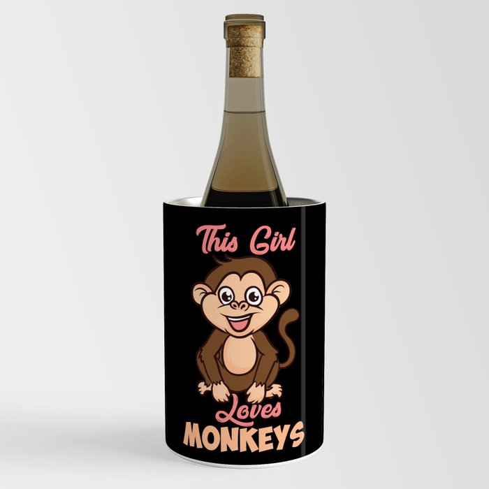 This Girl Loves Monkeys Wine Chiller