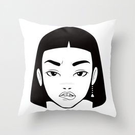 Yeah... Right Throw Pillow