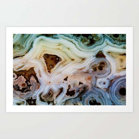 THE BEAUTY OF MINERALS Art Print
