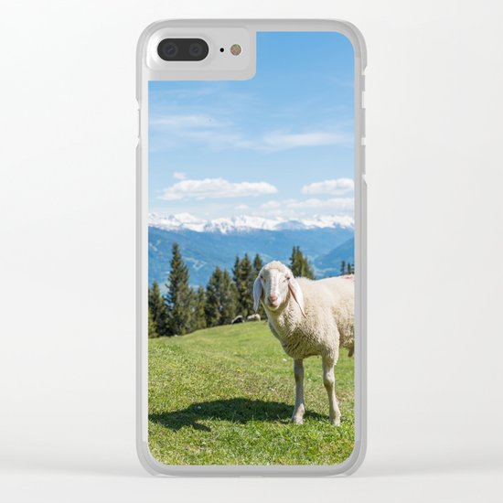 Me, the Sheeple?! Clear iPhone Case