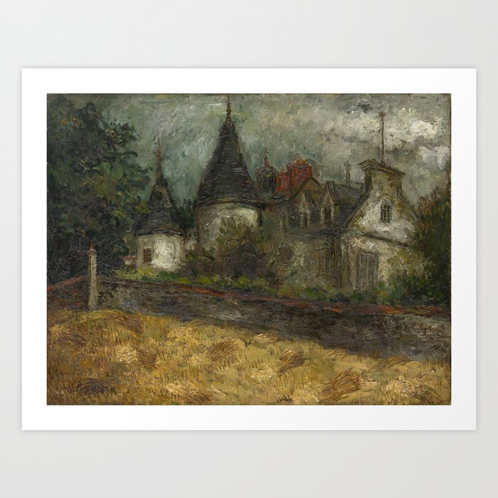 Ryback Issachar 1897 1935 Old Manor House Art Print By Asarstudios - 
