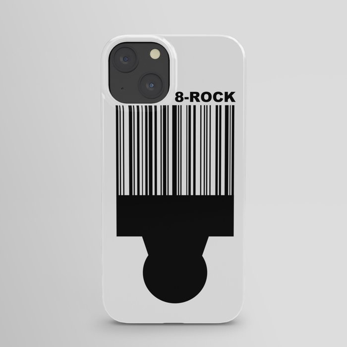 Buy Black Back (8-Rock Logo) iPhone Case