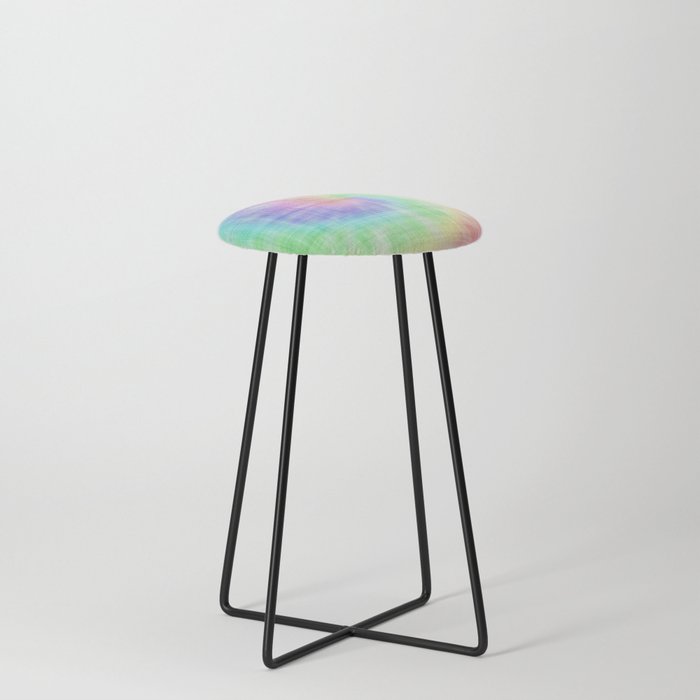 Colorful Circle Counter Stool