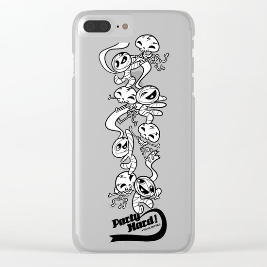 Party Hard! Clear iPhone Case