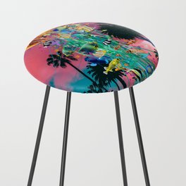Electric Jellyfish In California Counter Stool