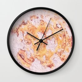 Jezebel Wall Clock | Grey, Rust, City, Nyc, Pink, Photo 