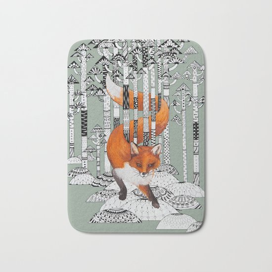 Fox Forest Bath Mat