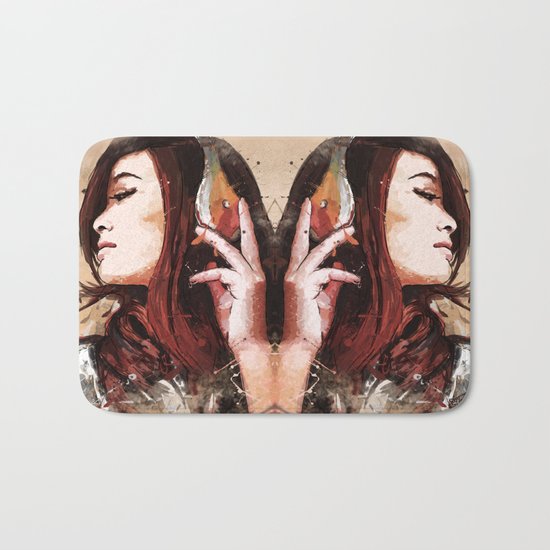 Butterfly Music Bath Mat