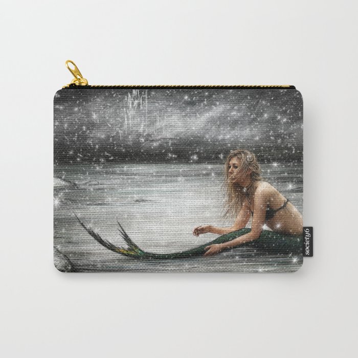 Winter Mermaid Carry-All Pouch