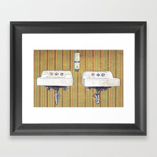 Sinks Framed Art Print