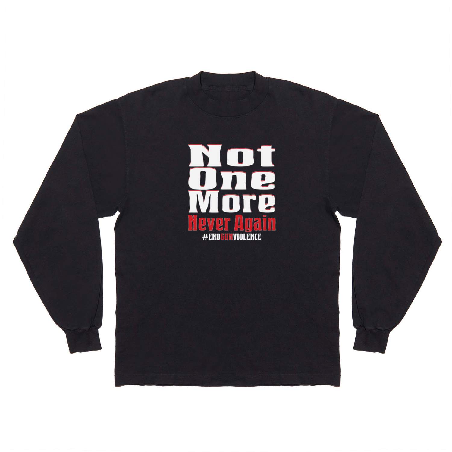 Not One More Never Again Anti Gun Violence Protest March For Our Lives Sleeve T by merchking |