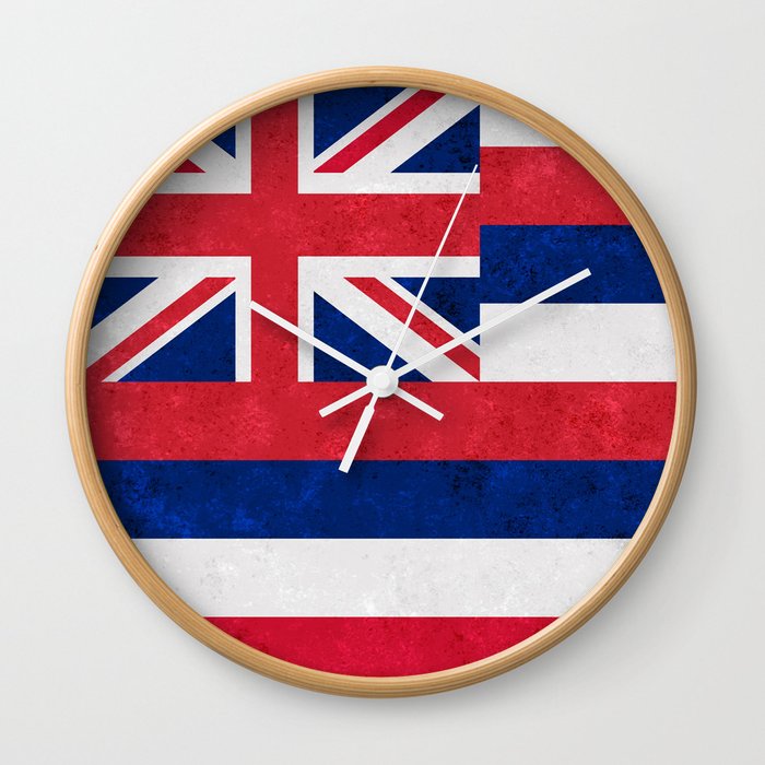Flag of Hawaii Wall Clock